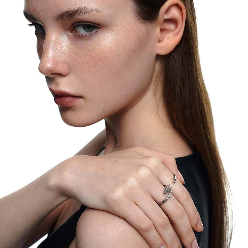 3D Dragon Double Finger Ring - Image 3