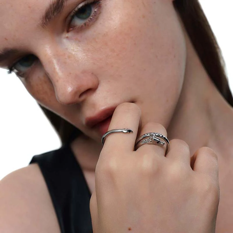 3D Dragon Double Finger Ring - Image 5