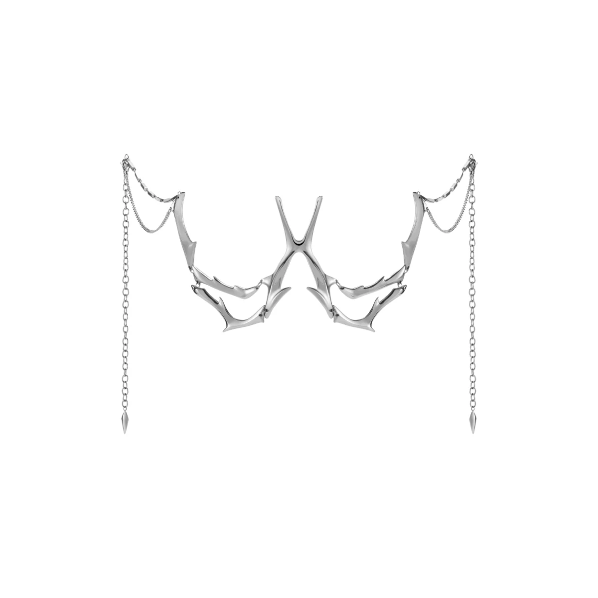 3D Flying Dove Face Jewelry - Image 6
