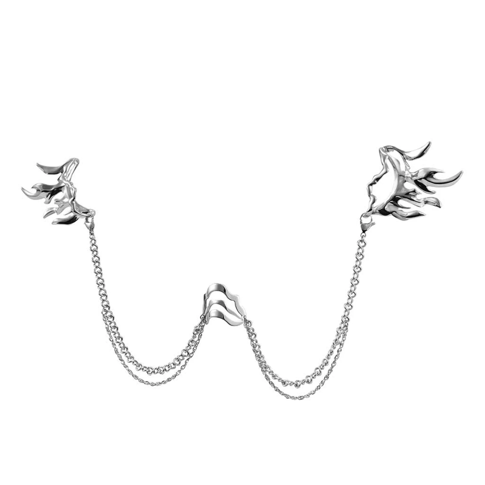 Dragon Tattoo Adjustable Flame Pattern Ear Hanger/Face jewelry - Image 4