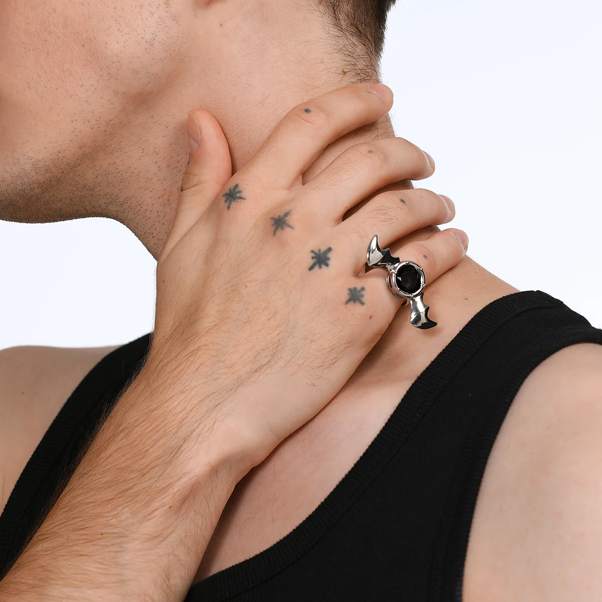 Alien Landing Mechanical Bat Open Ring - Image 3