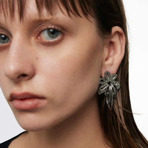 Anti-War Flower Earrings - Image 4