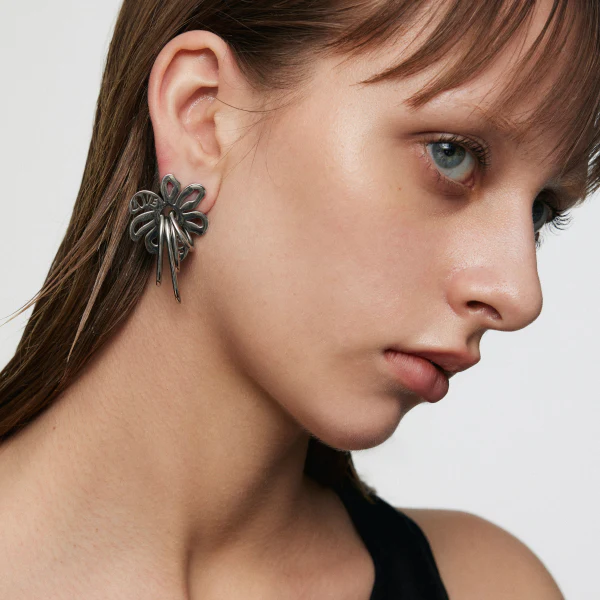 Anti-War Flower Earrings - Image 5
