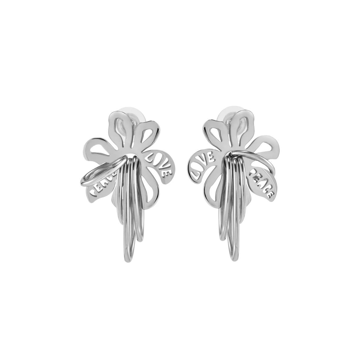 Anti-War Flower Earrings - Image 6