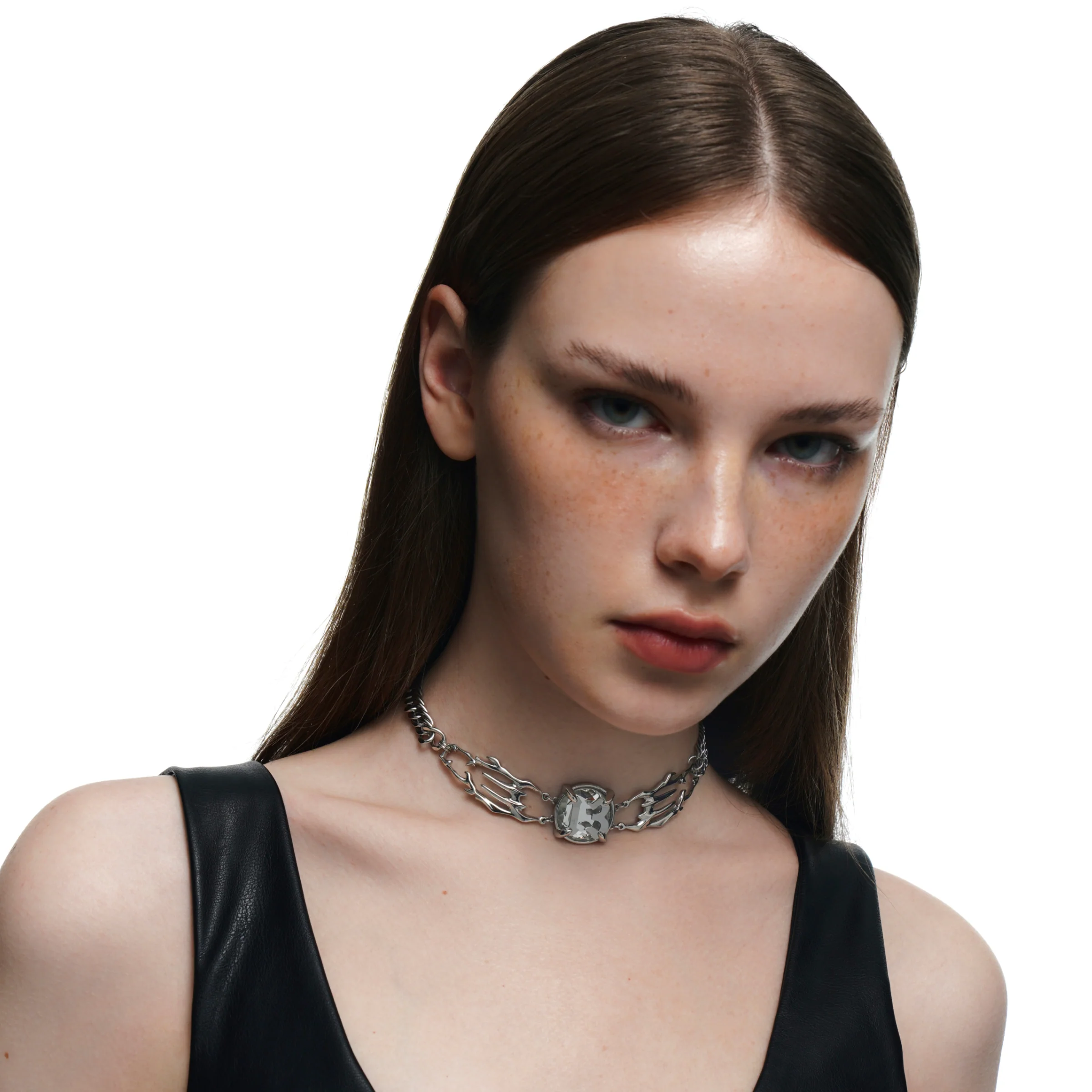 B Hours Rhinestone Necklace - Image 3