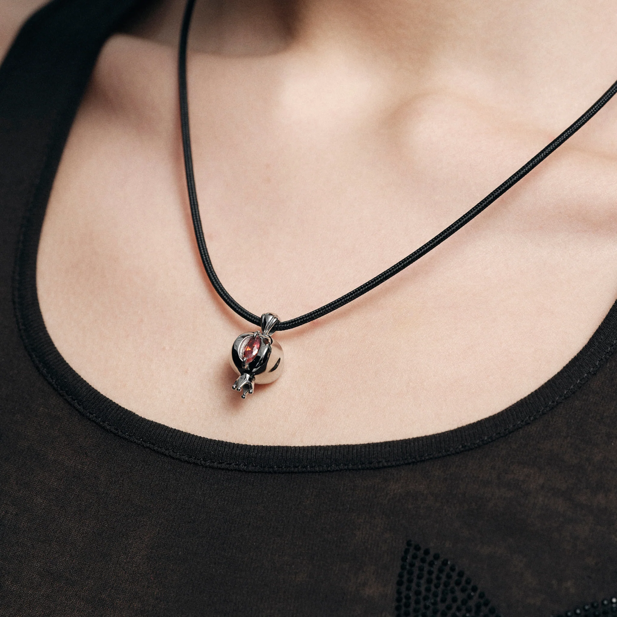 Bad Pomegranate Pendant Necklace - Image 6