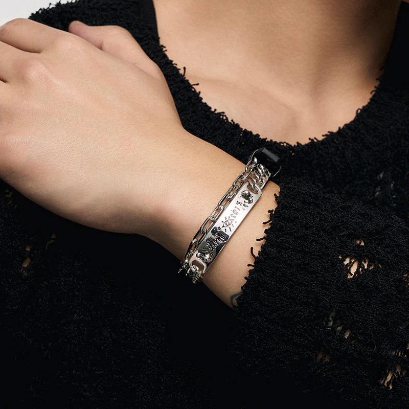 BIG KIDS Graffiti Denim Bracelet - Image 4