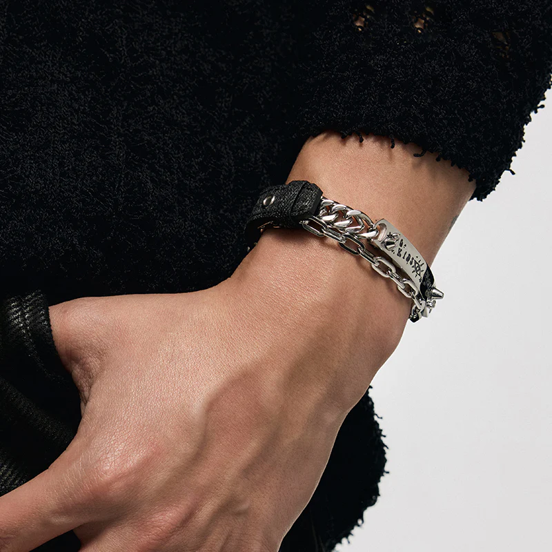BIG KIDS Graffiti Denim Bracelet - Image 5