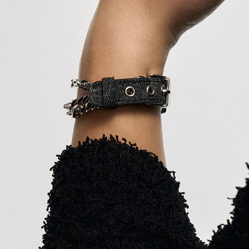 BIG KIDS Graffiti Denim Bracelet - Image 6