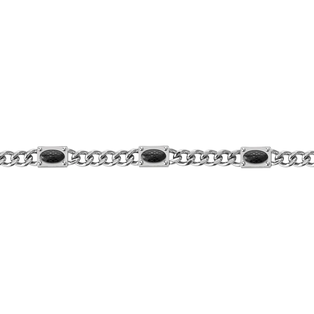 Black Onyx Snake Pattern Necklace - Image 2