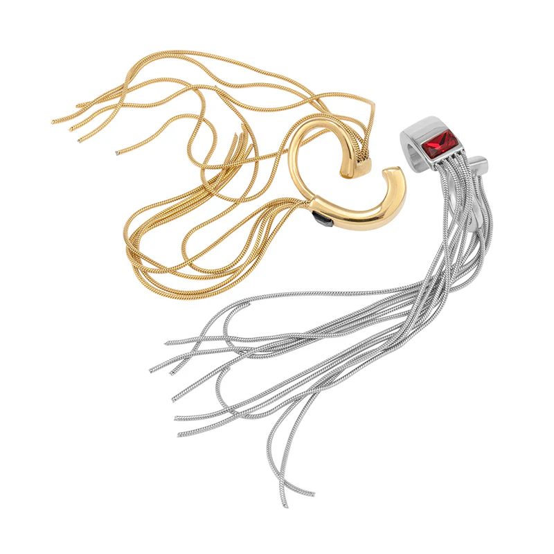 Blood Demon Tassel Shape Cuff Earring - Image 6