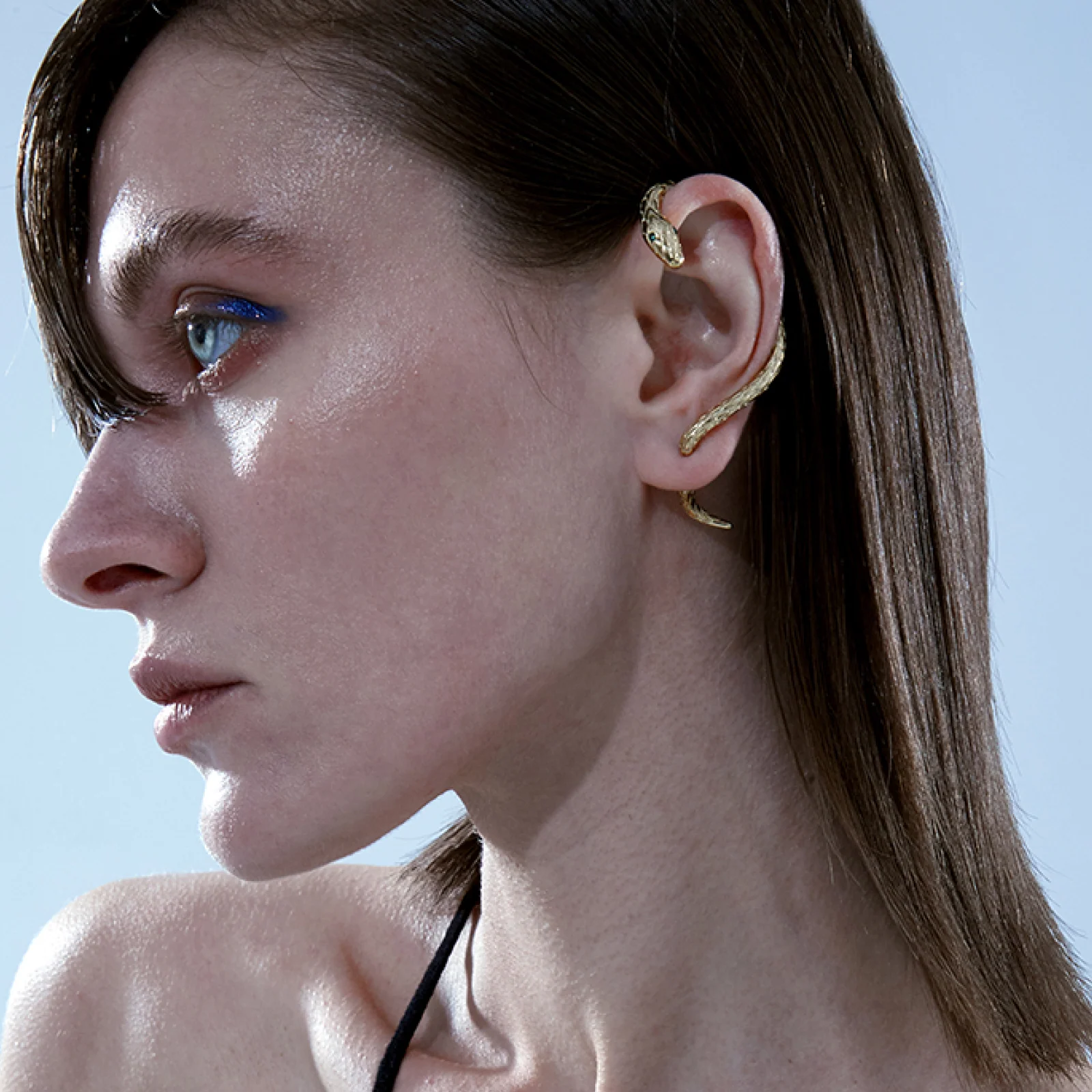 Empty Town-Snake Snake Clip Earring - Image 5