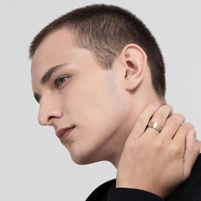 Generation π The Slogan Rotatable Russian Letter Ring - Image 3