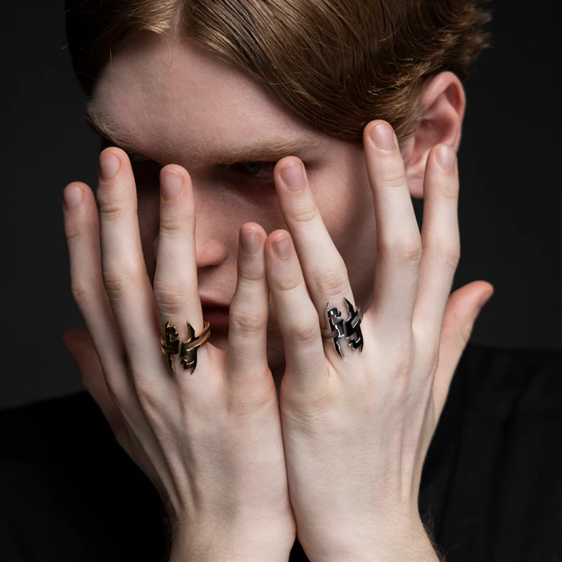 The Seven Deadly Sins-Gluttony Gluttony Pattern Ring - Image 8