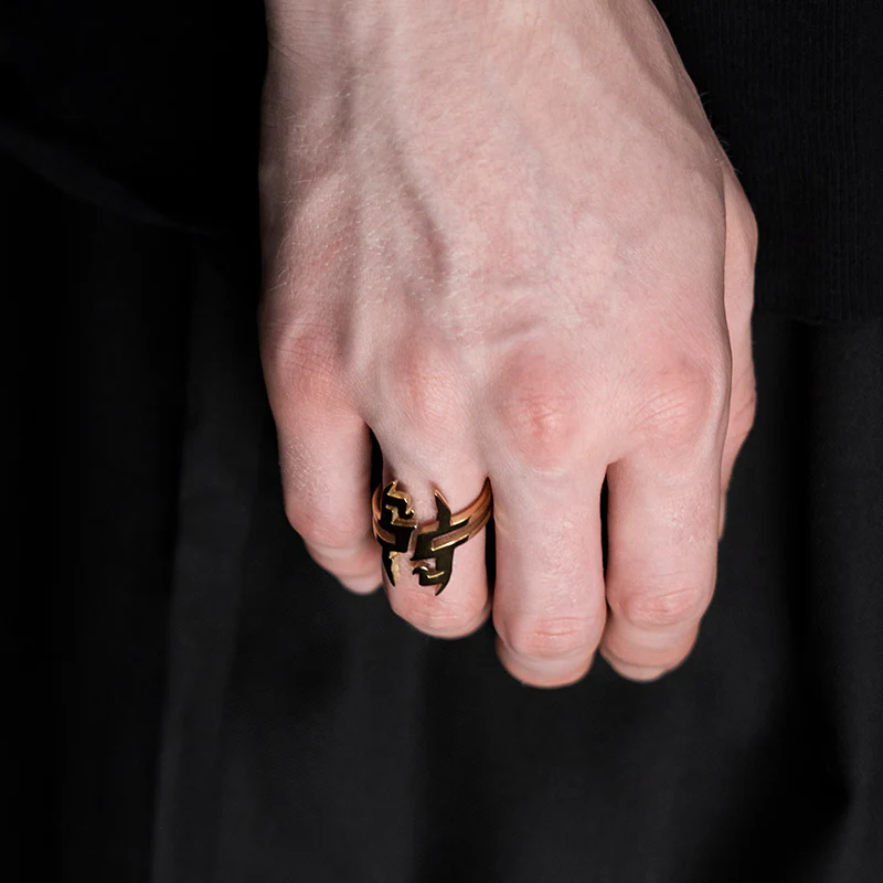 The Seven Deadly Sins-Gluttony Gluttony Pattern Ring - Image 9