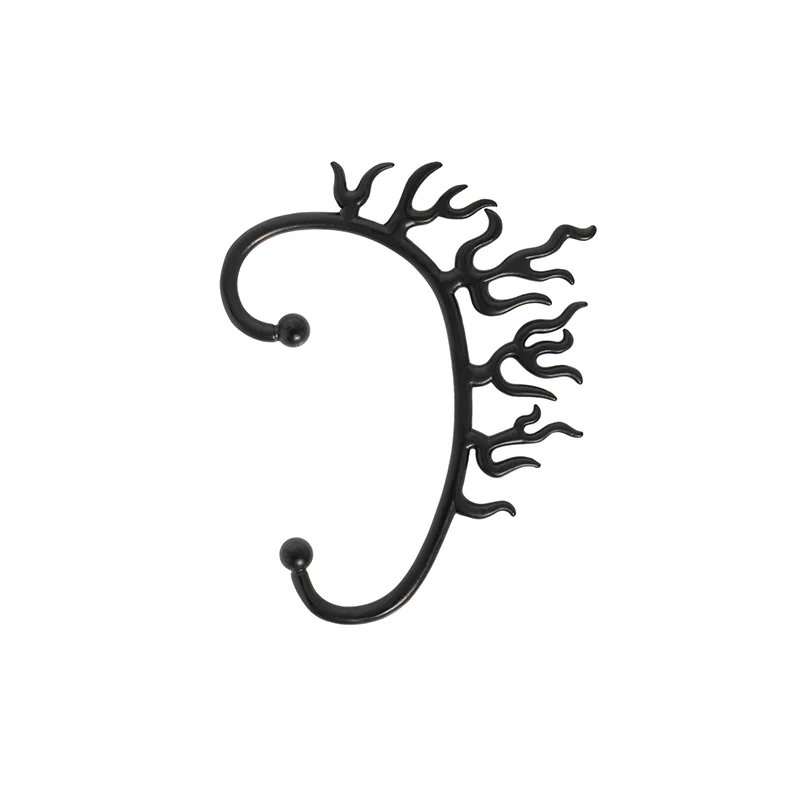 The Seven Deadly Sins- Lus Flame Shape Cuff Earrings - Image 3