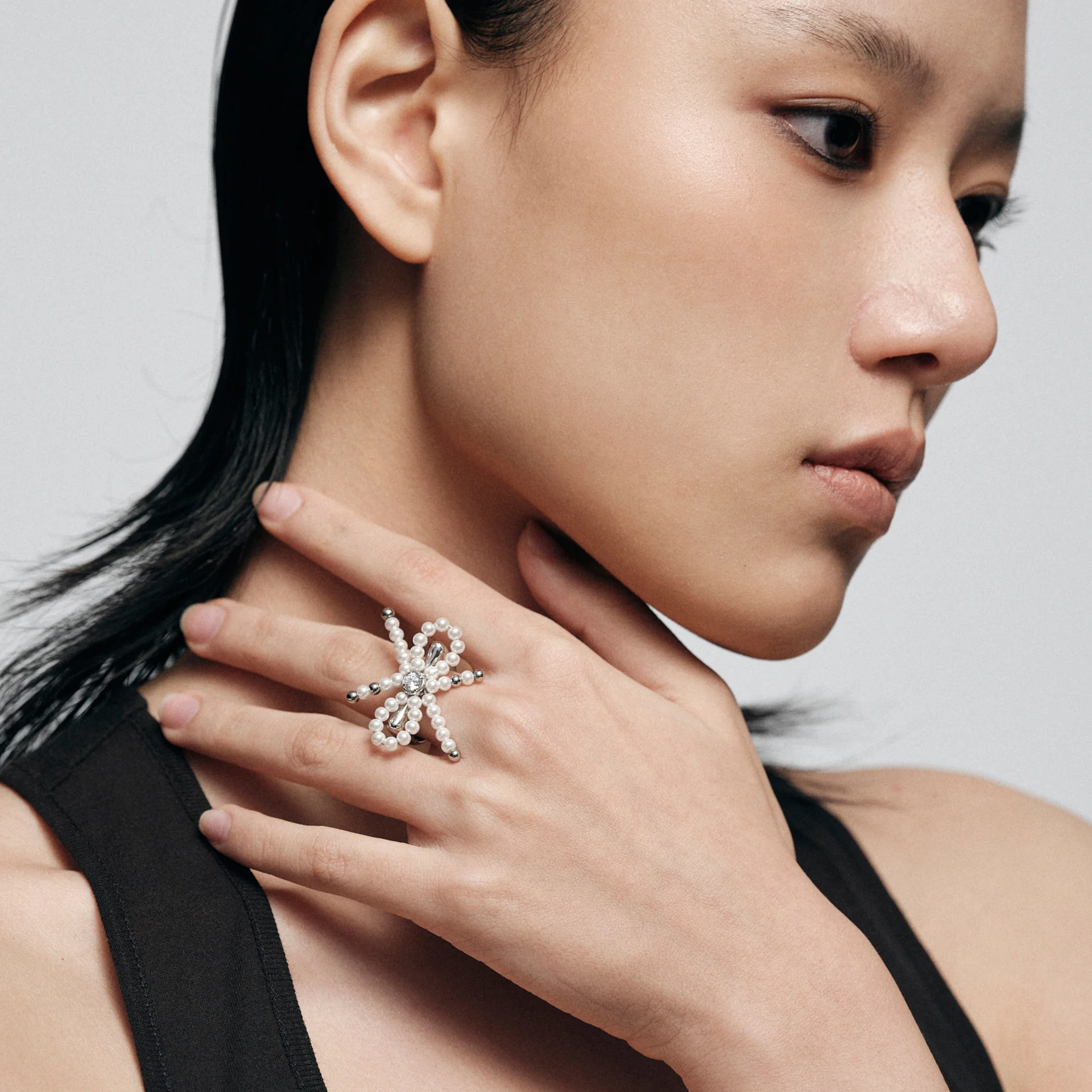 Bow Beaded Ring - Image 3