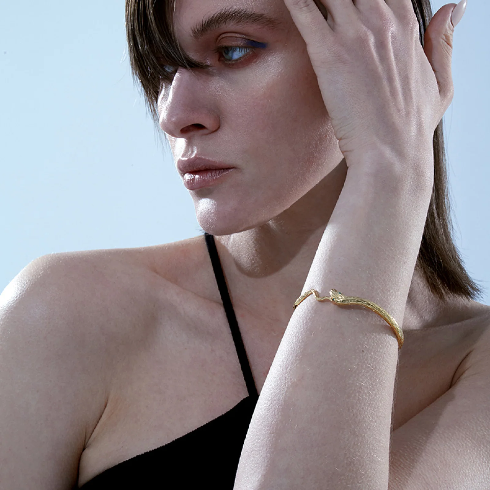 Bundle Sale Empty Town Snake Neck Ring Bangle Set - Image 6