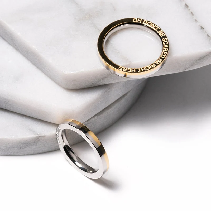 Bundle Sale Junior A Two-tone Ring Band Set - Image 8