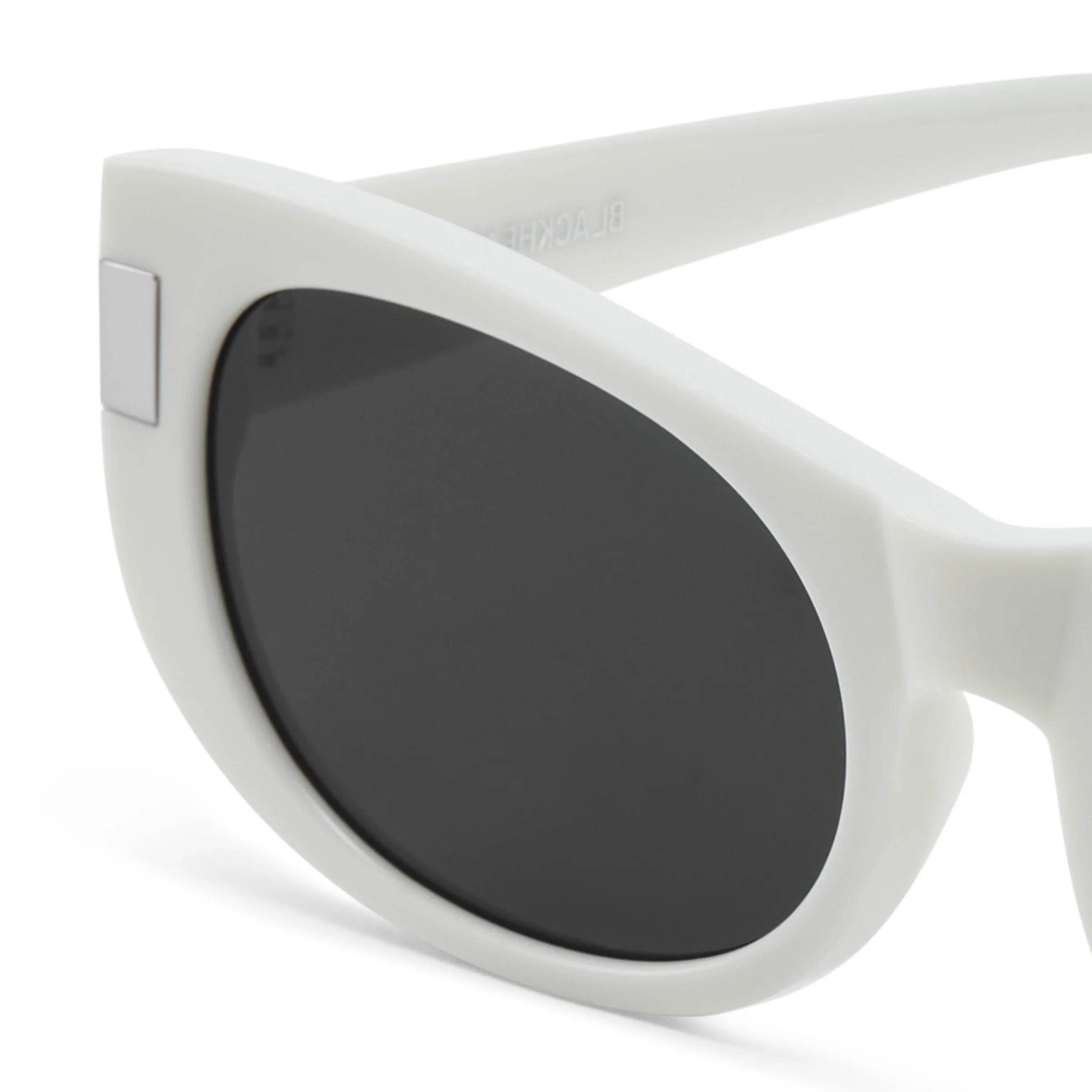 Cat-Eye B Square Sunglasses (White) - Image 3