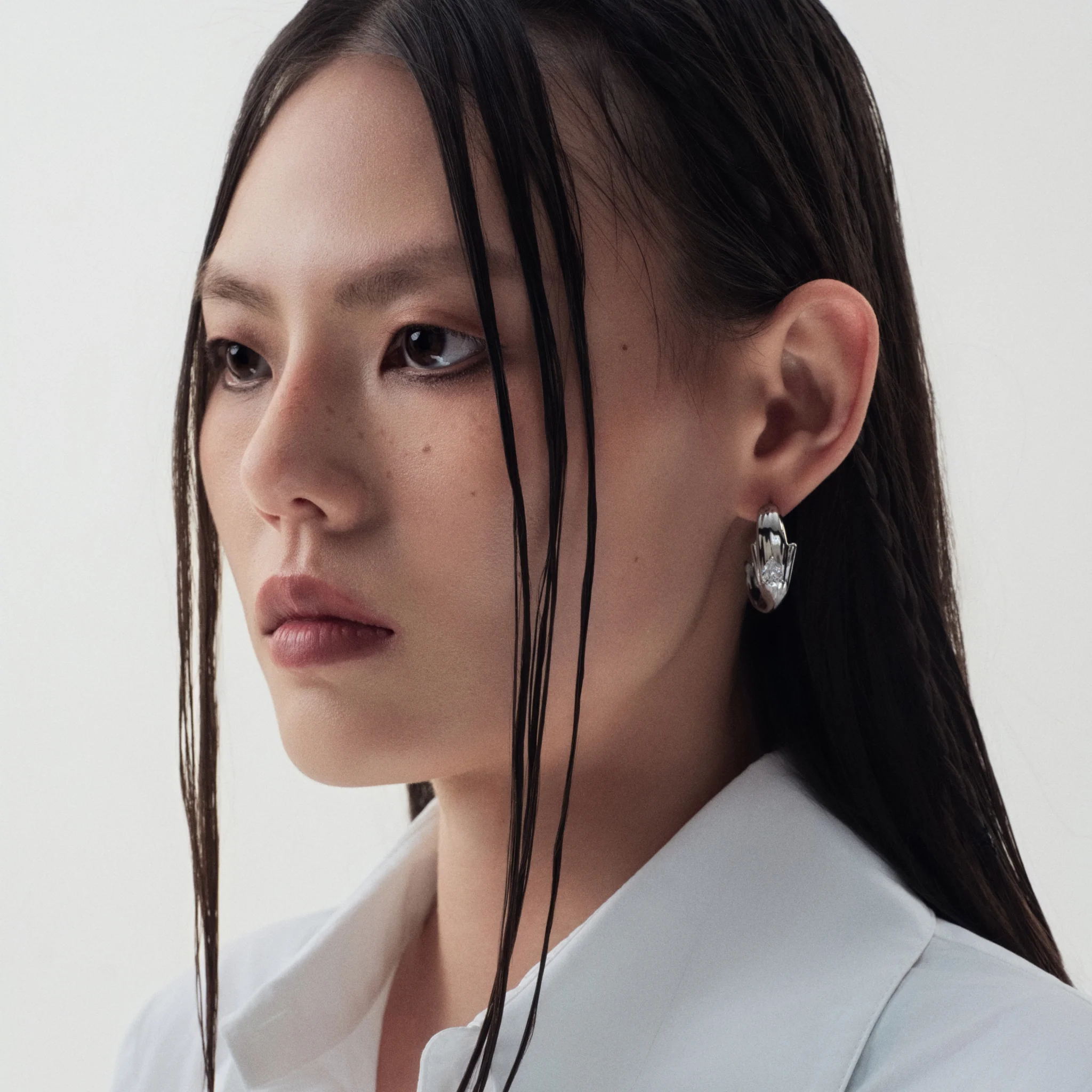 Convertible Double-Layer Petal Earrings - Image 3