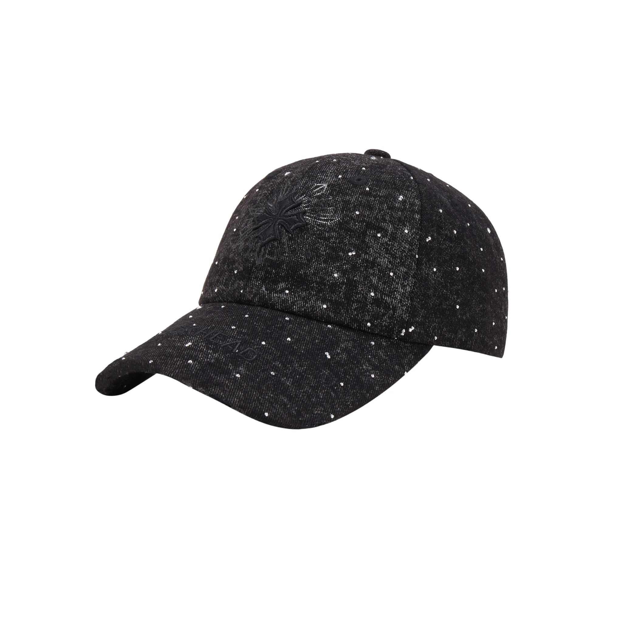 Cornflower Crystal Denim Baseball Cap - Image 5