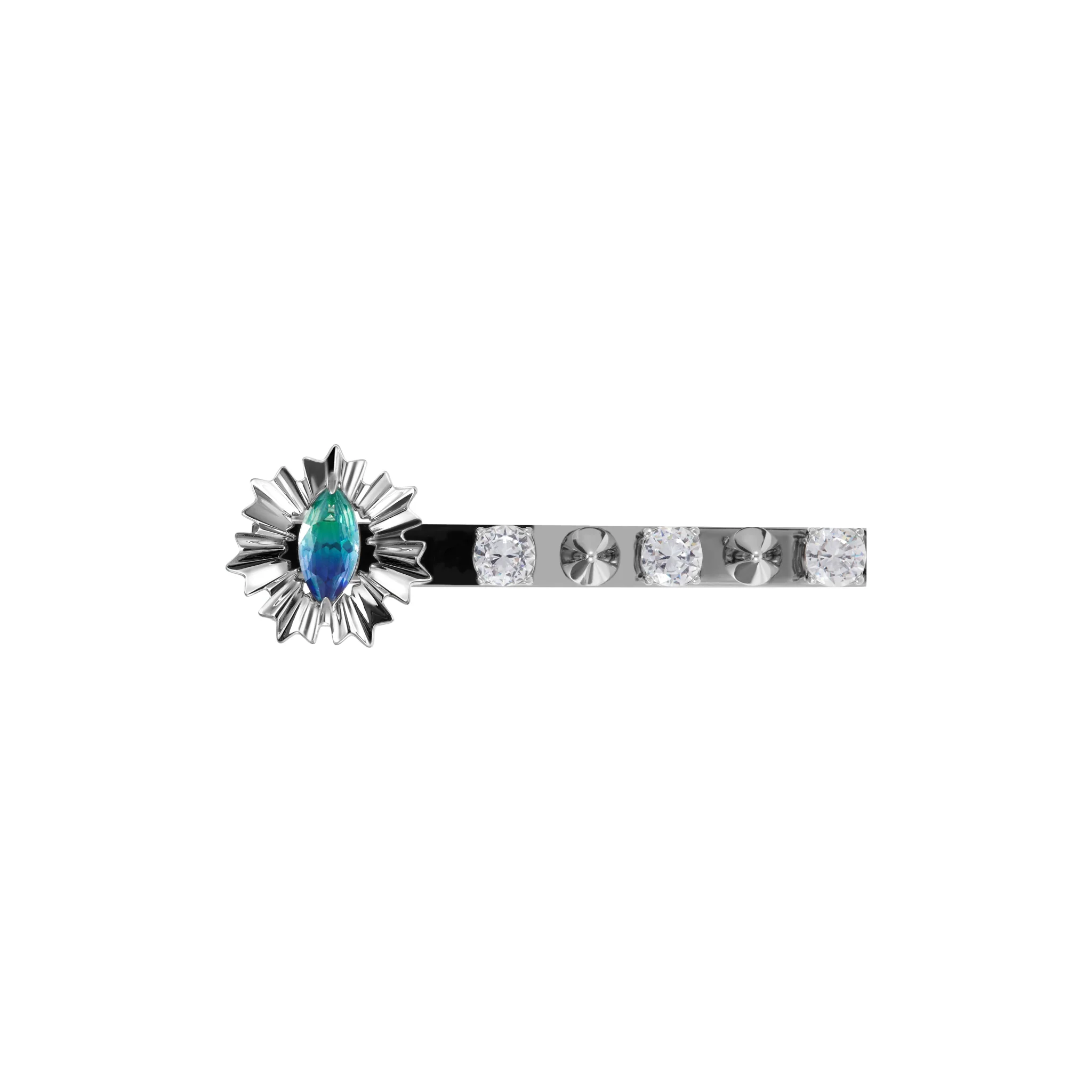 Cornflower Emblem Hair Clip - Image 5