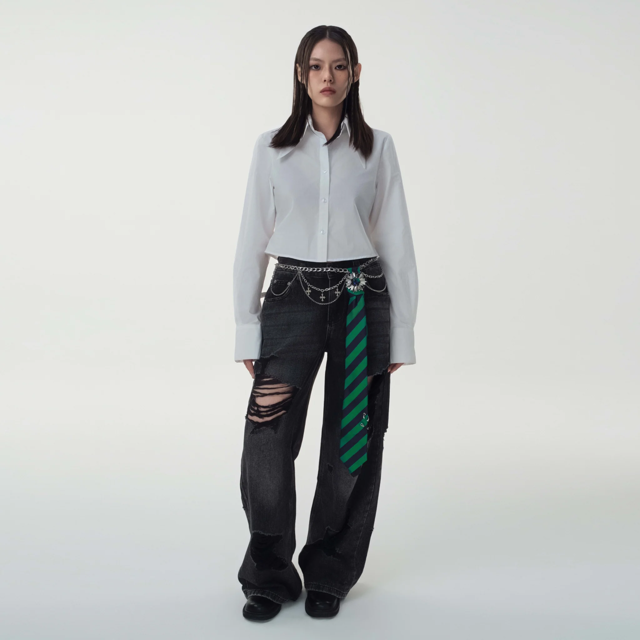 Cornflower Emblem Tie Belt - Image 3