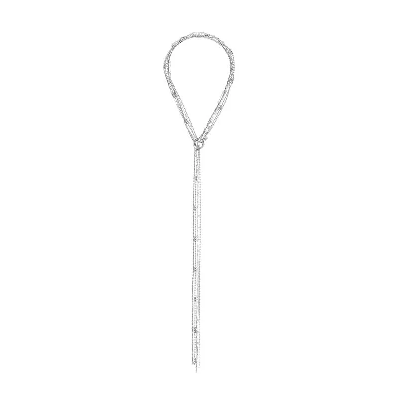 Crescent Knight Beaded Necklace
