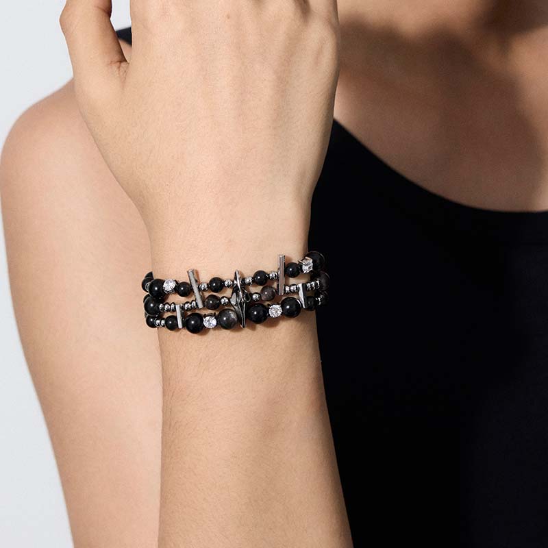 Crescent Knight Multi-Layer Bracelet - Image 3