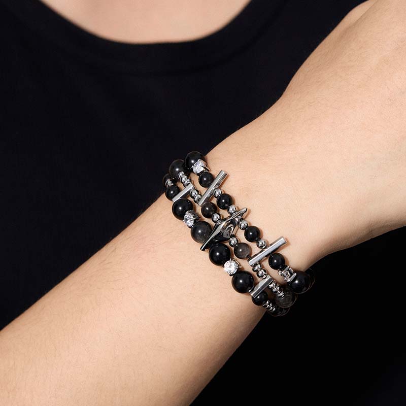 Crescent Knight Multi-Layer Bracelet - Image 4