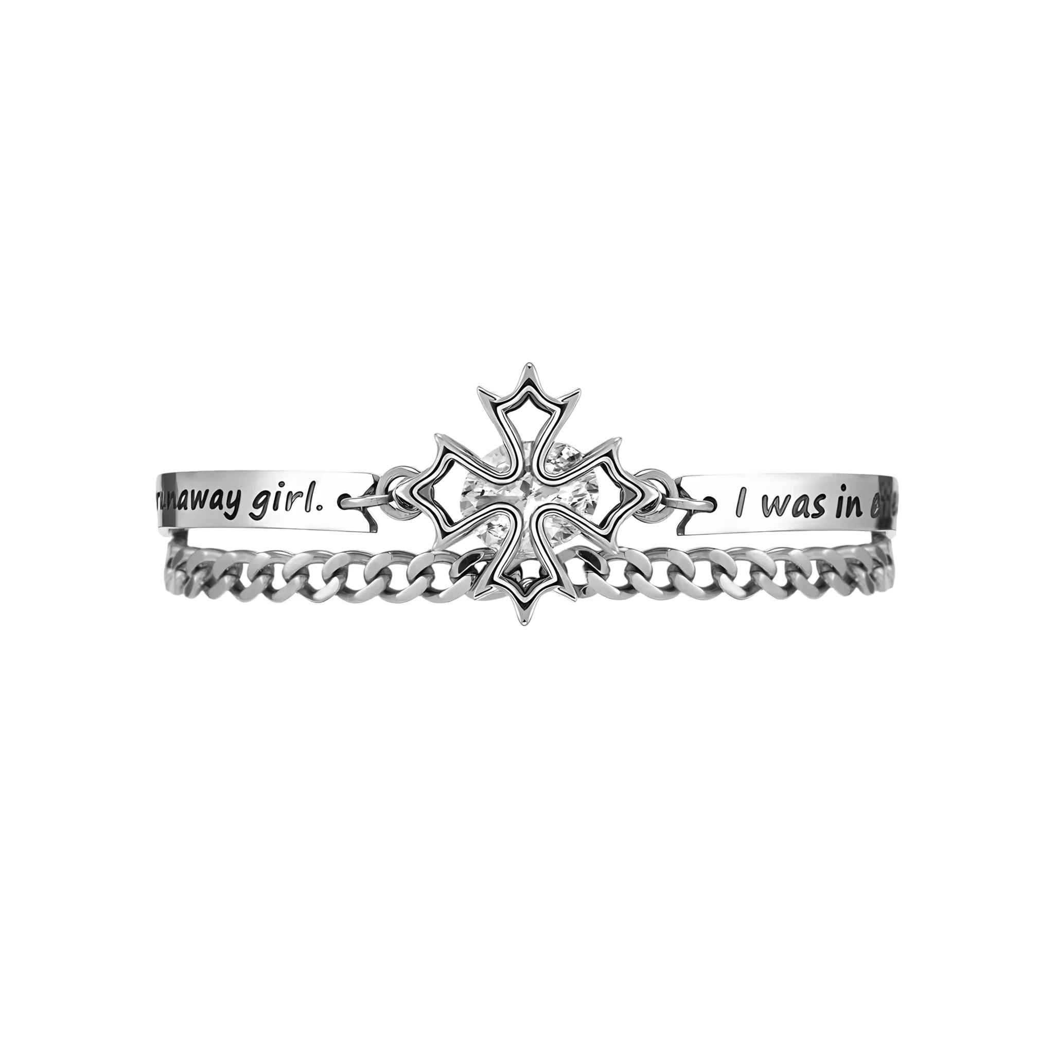 Crossflower Double-Layer Bracelet - Image 5