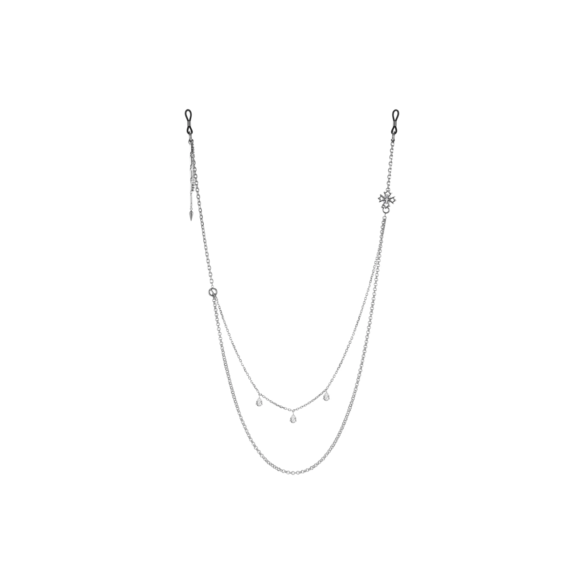 Crossflower Pendant Glasses Chain