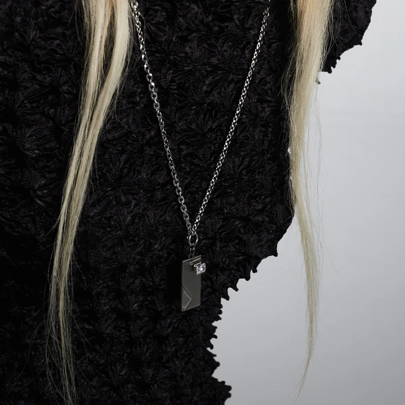 De Profundis Love Letter Charm Chain Necklace - Image 6