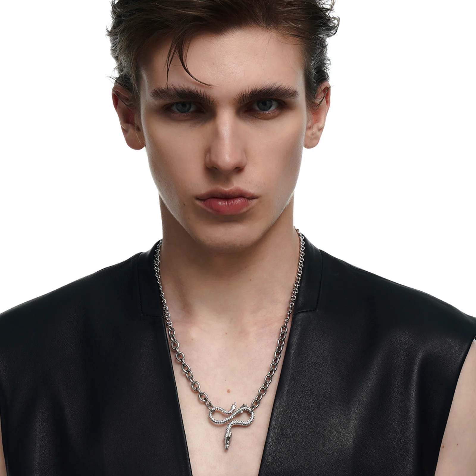 Descending Dragon Pendant Necklace - Image 3