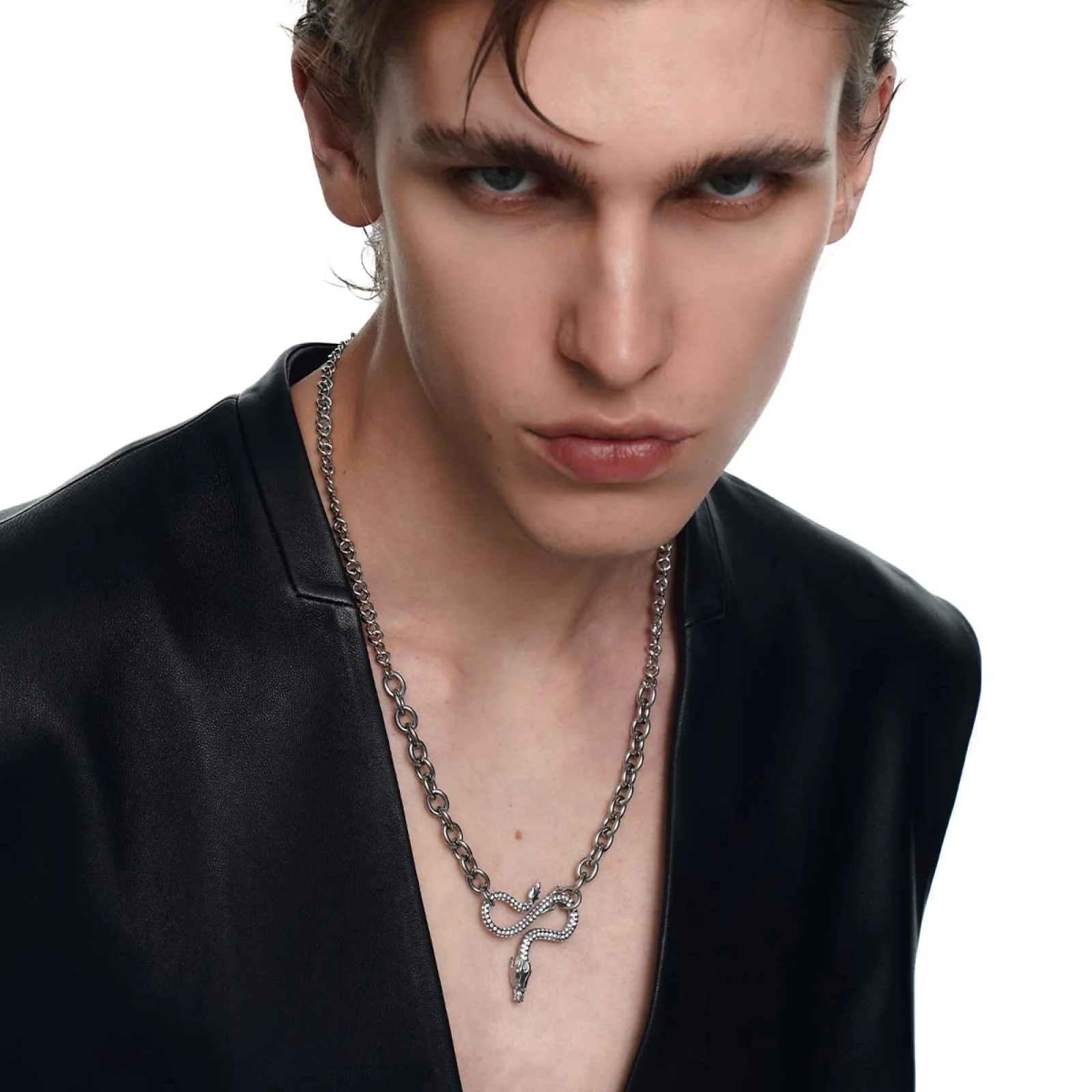 Descending Dragon Pendant Necklace - Image 6