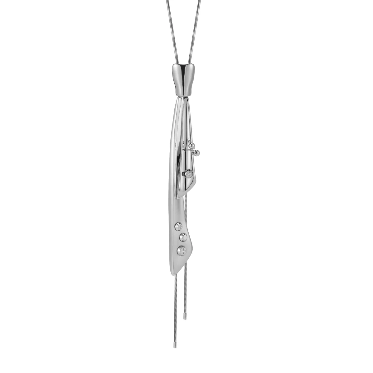 Devil Tie Adjustable Metal Necklace - Image 5