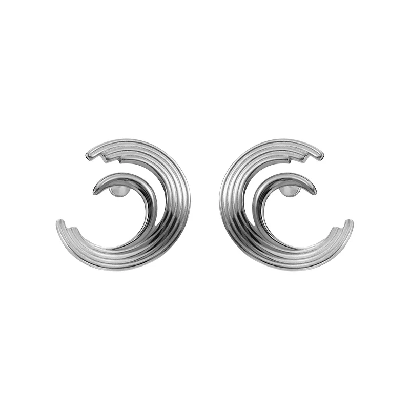 Distorted Bone Record Earrings - Image 2