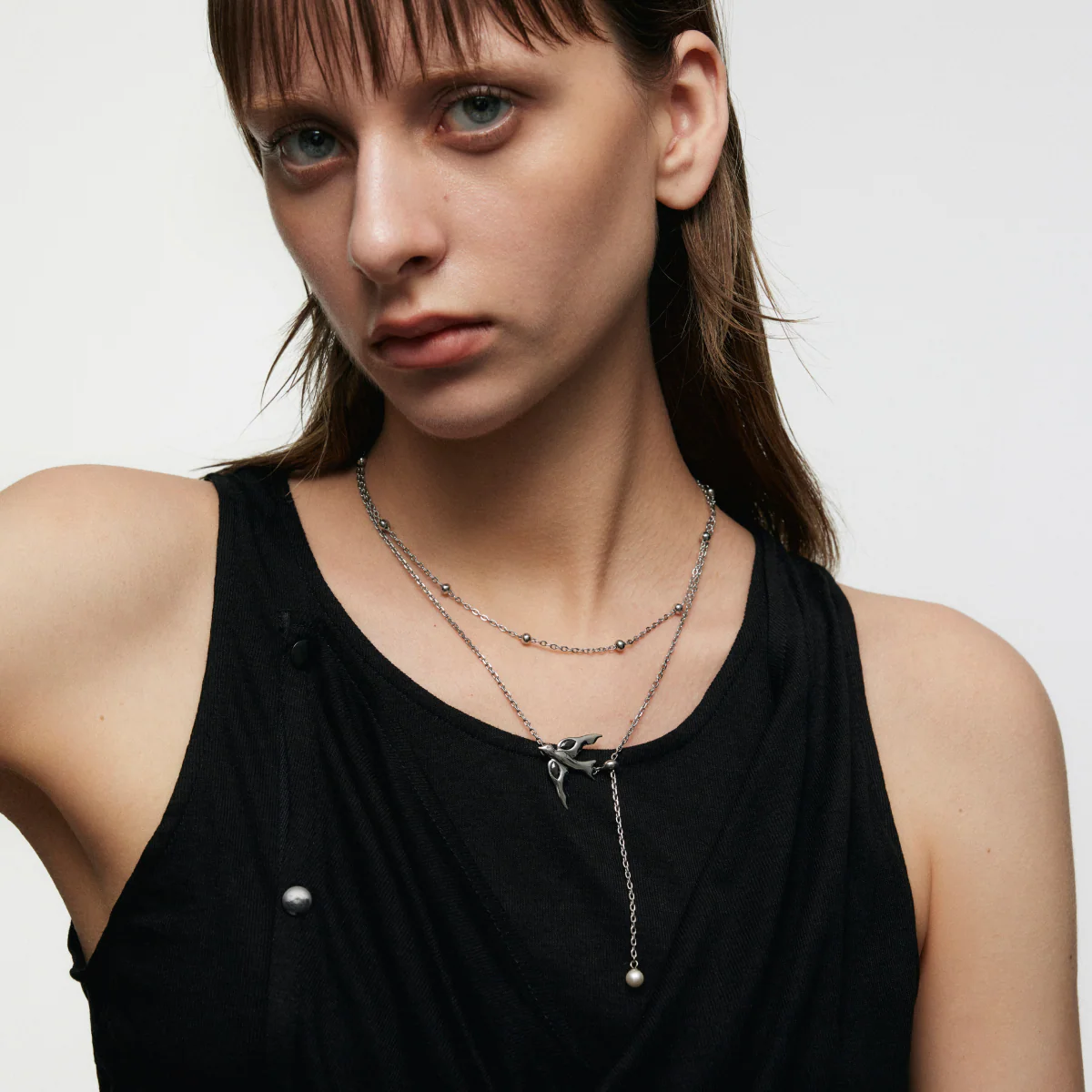 Double-Layer Peace Dove Necklace - Image 6
