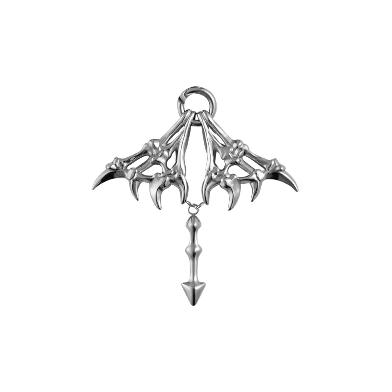 Double Manta Bone Layered Necklace - Image 3