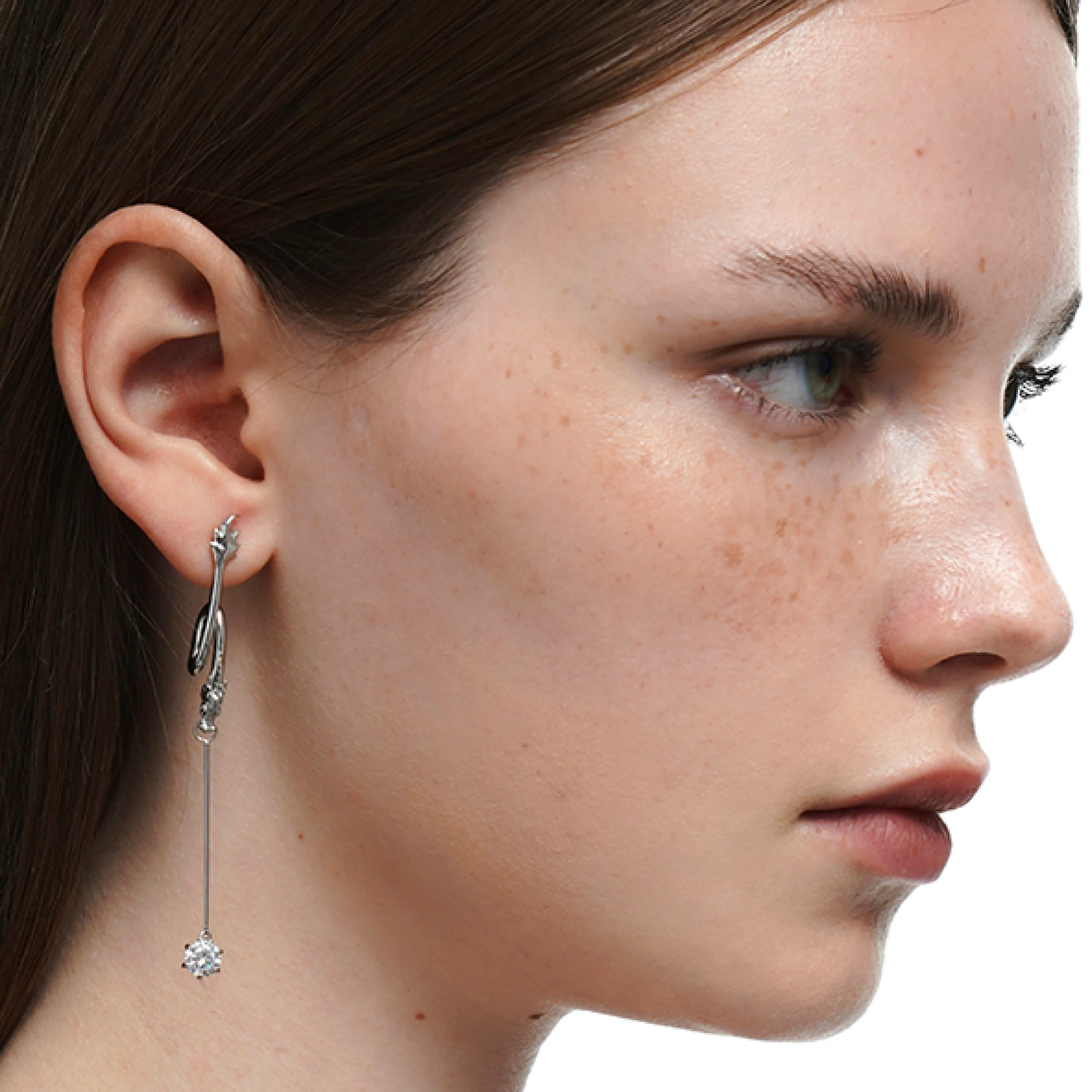Dragon Pearl Pendant Earrings - Image 3