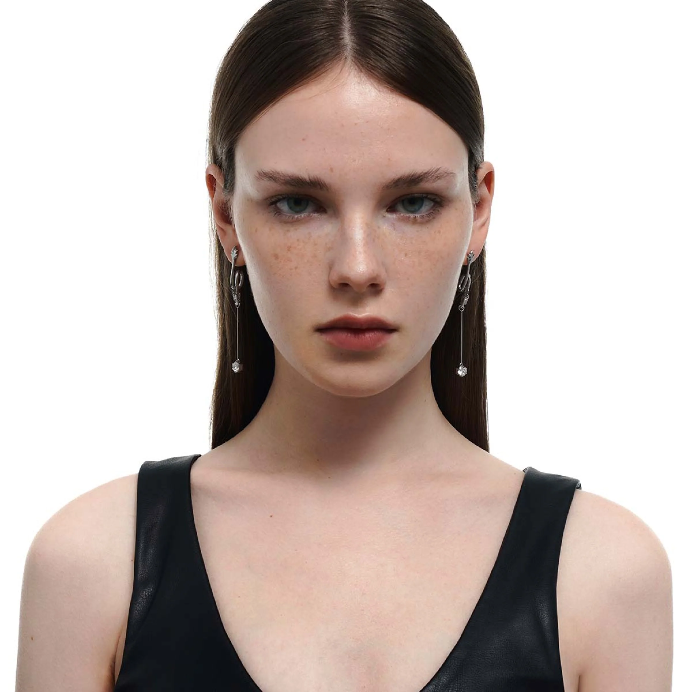 Dragon Pearl Pendant Earrings - Image 4