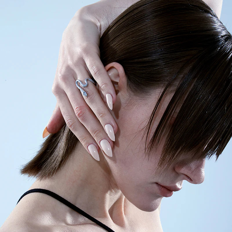 Empty Town-Serpentine Snake Ring - Image 3