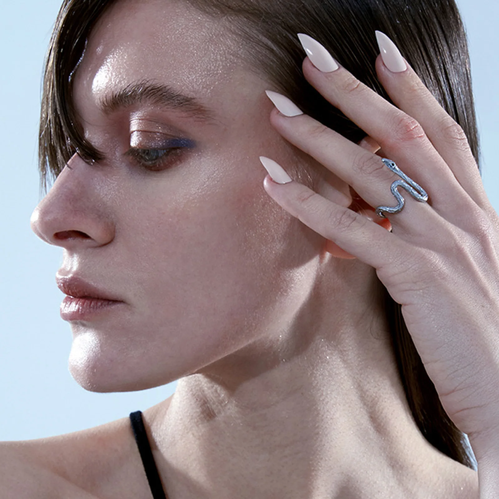 Empty Town-Serpentine Snake Ring - Image 5
