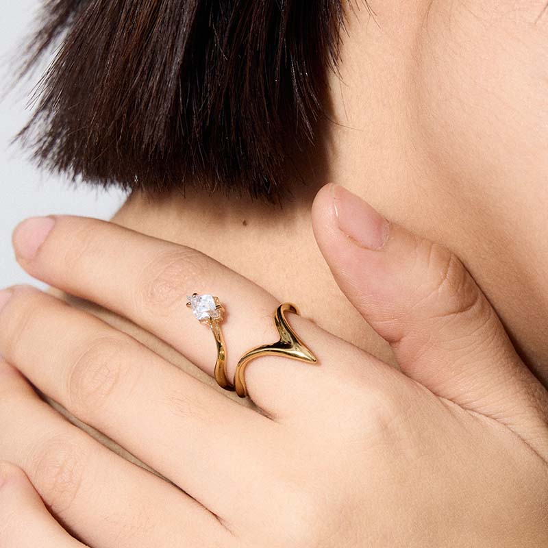 Four-Point Star Armor Ring - Image 6