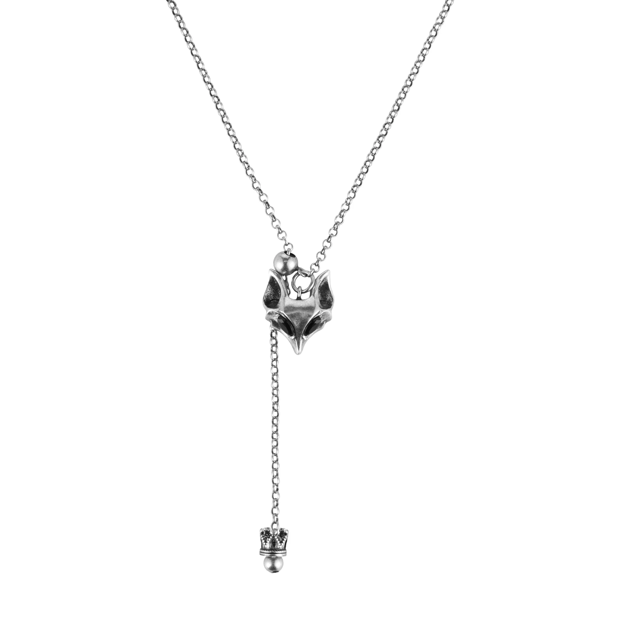 Fox Mask Adjustable Y Necklace - Image 5