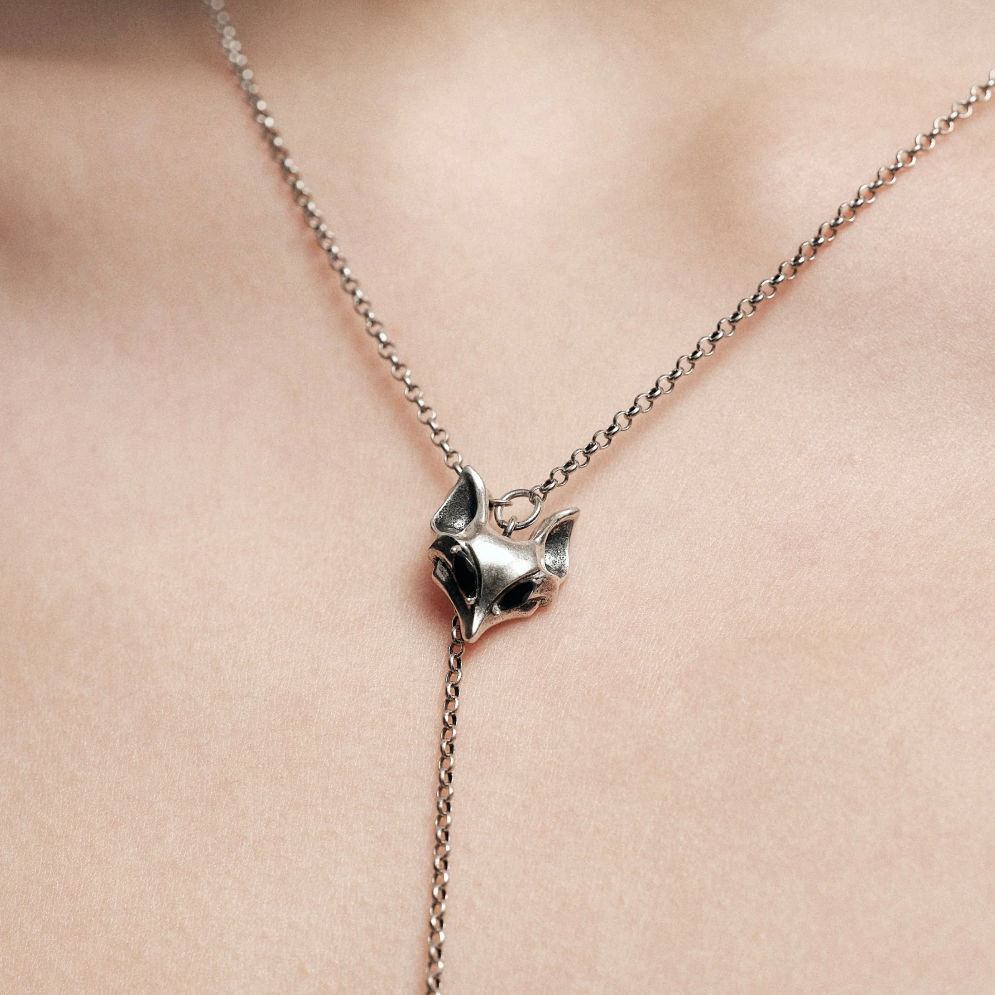 Fox Mask Adjustable Y Necklace - Image 6