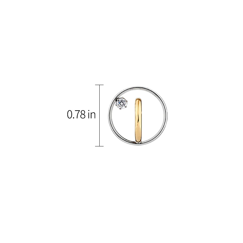 Georgium Sidus Bicolor Orbit Stud Earrings - Image 5