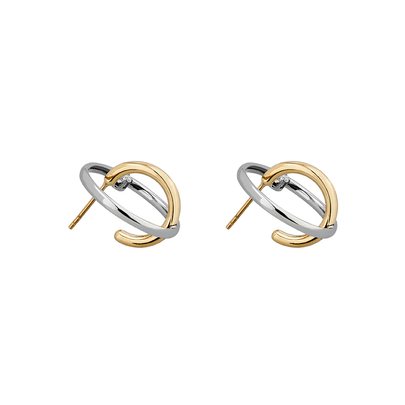 Georgium Sidus Bicolor Orbit Stud Earrings - Image 6
