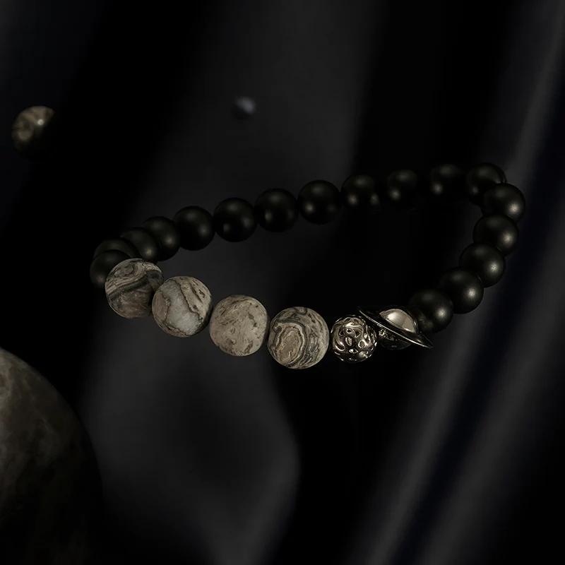 Georgium Sidus Planet Shape Agate Bracelet - Image 4